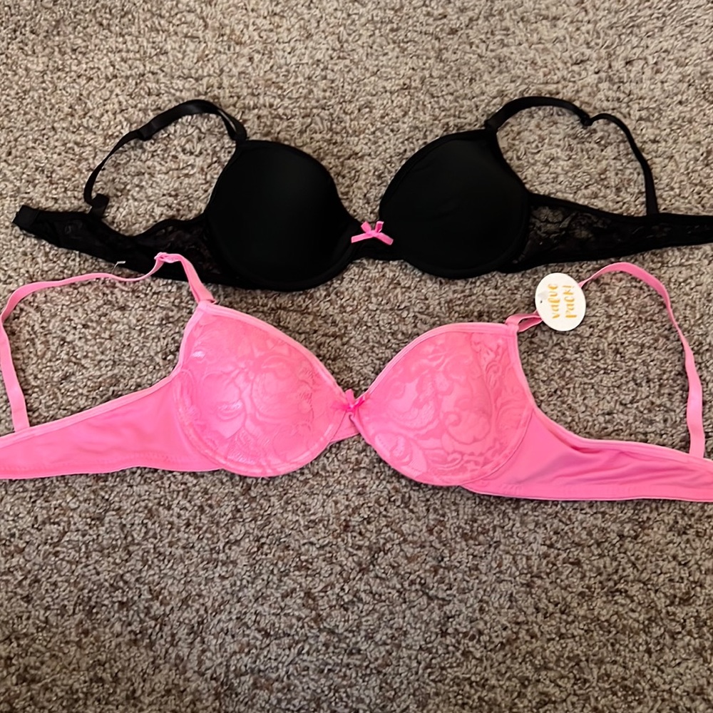 Girls Bras - 2 pack; Sz 34A; One new with tag & the other new without tag